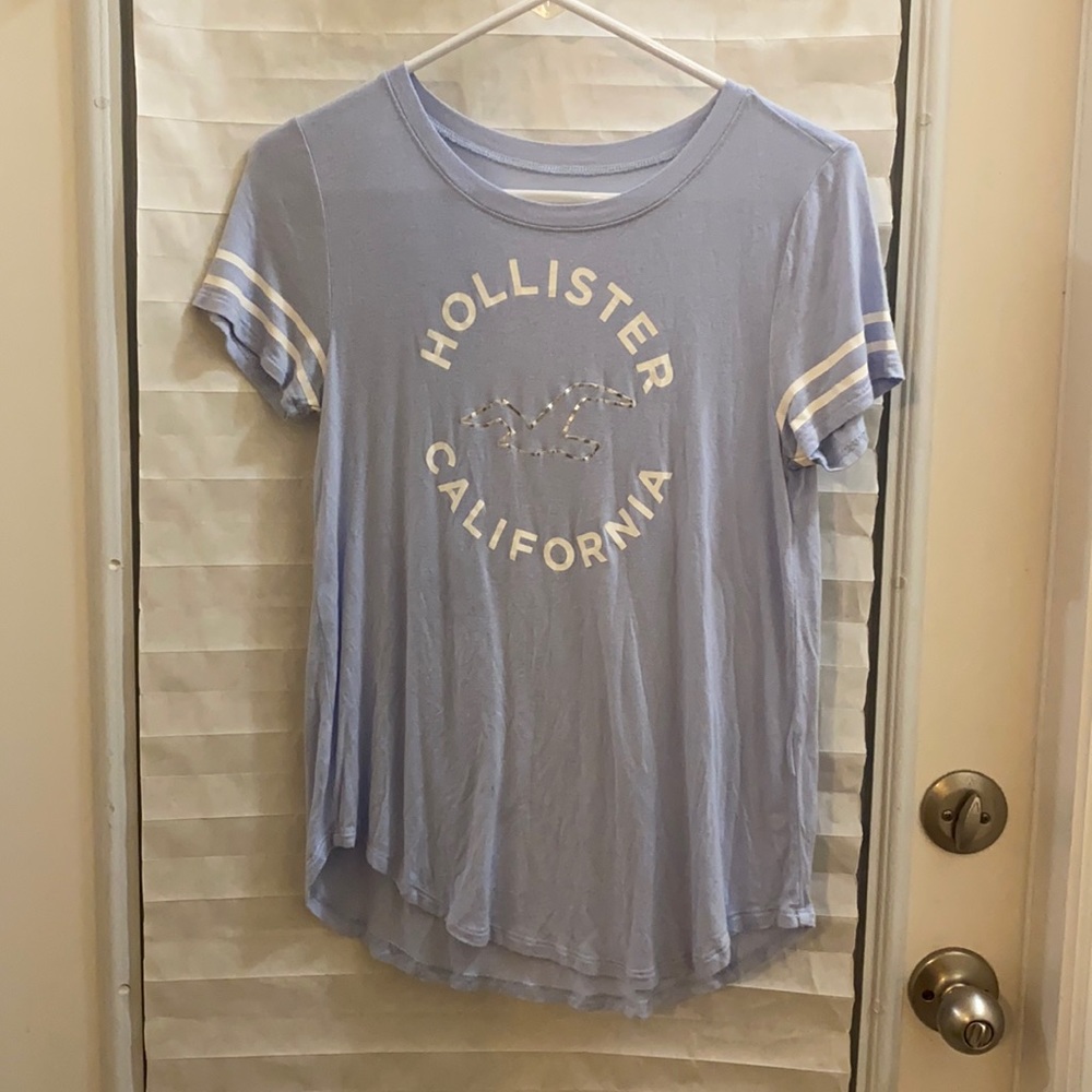 this is a hollister shirt that is kinda of like a long shirt